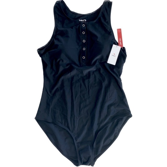 BALEAF Button Up Full Back UPF 50 Swimsuits One Piece Long Torso Padded 40 / XL - Picture 5 of 9